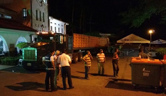 En una reunión se buscaba el comienzo progresivo de la reapertura de la frontera para un sector del transporte de carga. Rodrigo Sandoval
