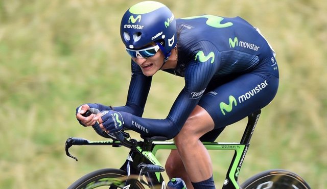 Winner Anacona seguirá acompañando a Nairo Quintana en el Movistar Team. Archivo
