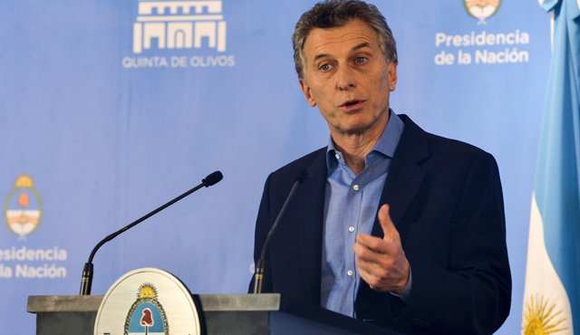 Mauricio Macri, presidente de Argentina. AFP