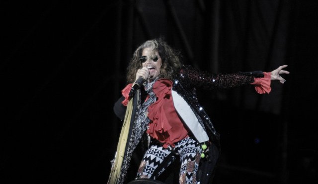 Aerosmith se presentó el jueves en la noche en el Parque Simón Bolívar. Colprensa
