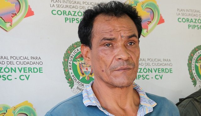 A Jorge Enrique Mendoza le incautaron varias dosis personales que contenían 60 gramos de bazuco. Cortesía