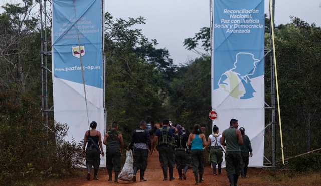 Las Farc destruyeron 620 kilos de su munición. Colprensa