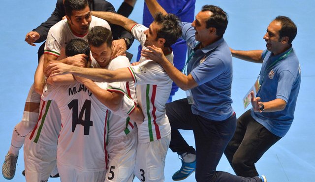 Irán logró el tercer puesto del Mundial de Fútsal. AFP