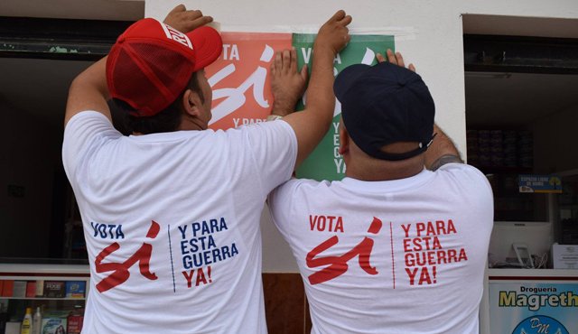 En 7 municipios ganadores del Catatumbo, la campaña por el ‘sí’ marcó la pauta, pese a intimidaciones con panfletos del Epl. Archivo