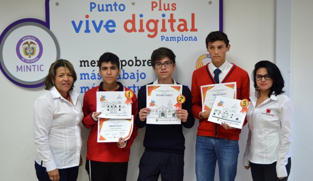 Los estudiantes por primera vez dibujaron con este sistema tecnológico. Cortesía