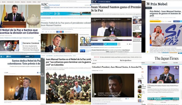 Las páginas de noticias del mundo registraron el hecho. Tomada de Internet