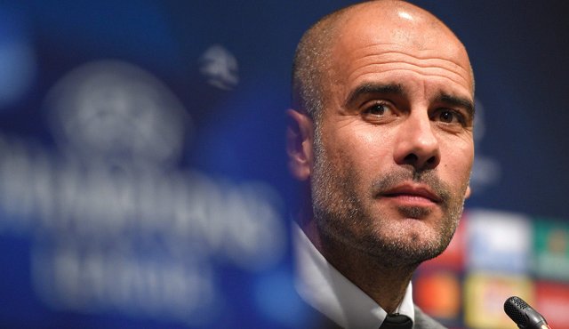 Pep Guardiola, técnico del Manchester City. AFP