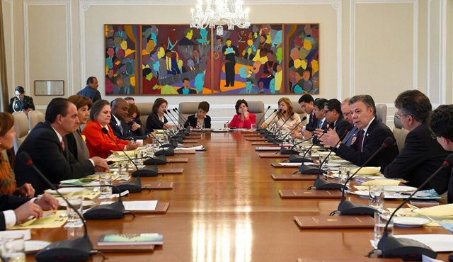 Ayer, en el consejo de Ministros se inició la socialización del proyecto de ley de la reforma tributaria. Se espera que hoy sea radicado en el Congreso de República. Cortesía