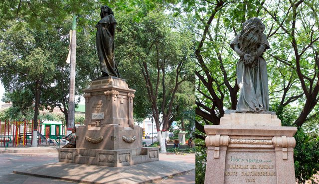 El monumento de la heroína fue inaugurado el 13 de octubre de 1913. Juan Pablo Cohen