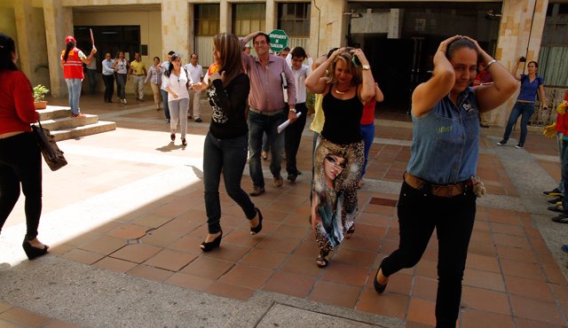 La Alcaldía dispuso del cierre de algunas vías para el desarrollo del ejercicio pedagógico. Archivo