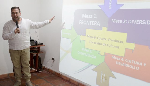 Jesús Eduardo Bohórquez, politólogo de la universidad Nacional, es el encargado de guiar la construcción del Plan Decenal de Cultura. Juan Pablo Cohen