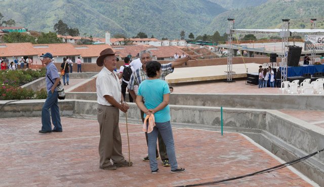 Carlos Guerrero, 76, fue uno de los primeros en llegar. Juan Pablo Cohen