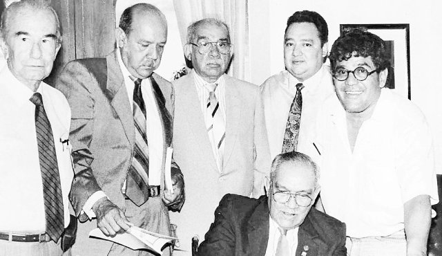 Foto en la década del 80. La Opinión