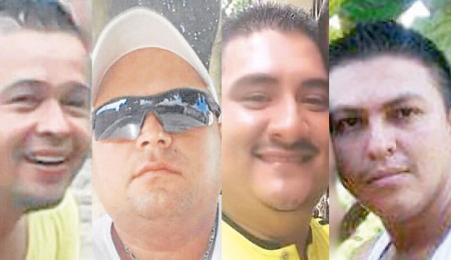 Daniel Alexander Chía Osorio, Gustavo Enrique Linares Prato, William Darío Guerrero Tibaduiza y Alex Bonilla. Cortesía