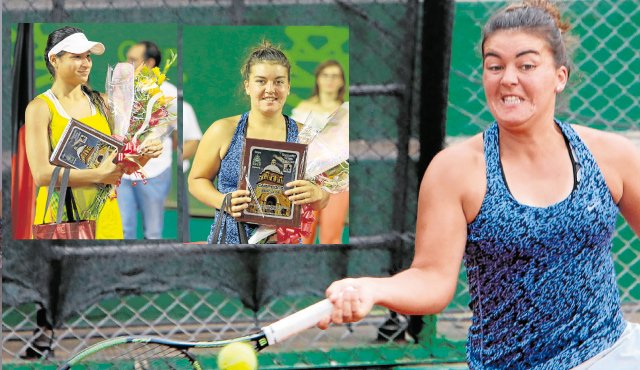 La chilena Fernanda Brito, con un juego pausado pero contundente, ganó el ITF Femenino Copa CENS Grupo EPM, al derrotar a la colombiana María Fernanda Herazo. César Obando