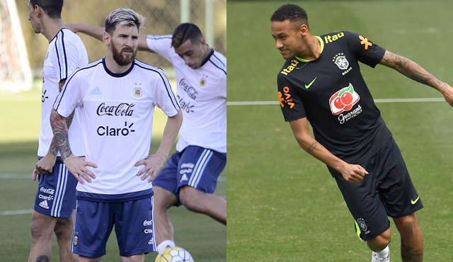 Lionel Messi y Neymar. AP y AFP