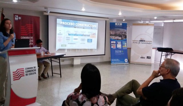 Catalina Fernández, asesora jurídica del viceministerio de Vivienda, estuvo en Cúcuta reunida con los empresarios del sector de la construcción de la región, invitada por Camacol Cúcuta y Nororiente y la Andi. Cortesía