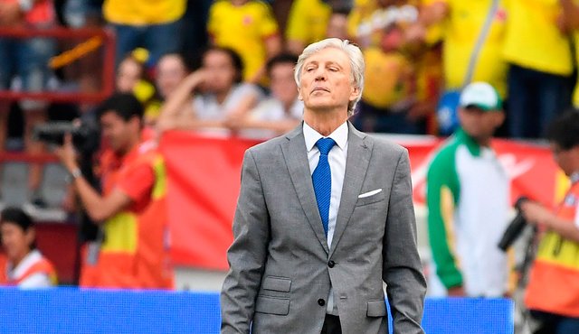 A pesar de la derrota, Pékerman sostuvo que Colombia tiene los puntos para seguir soñando con ir a Rusia-2018. AFP