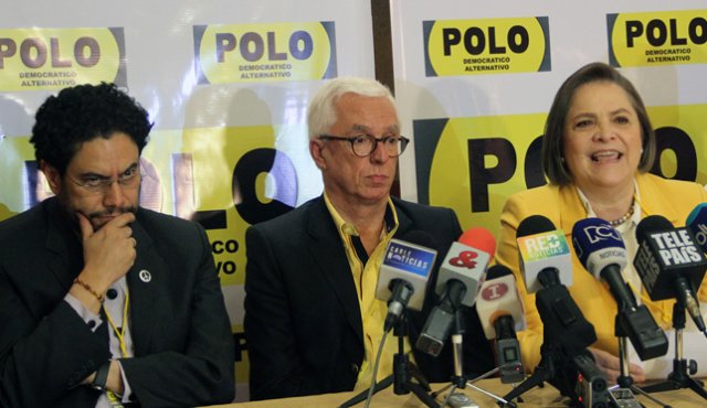 La tensión que se vive en el Polo desde hace varios años ha vuelto a salir a la luz pública, por cuenta de la carrera presidencial para 2018 que ya prende motores y para la cual ha puesto a sonar su nombre el senador Robledo. Archivo