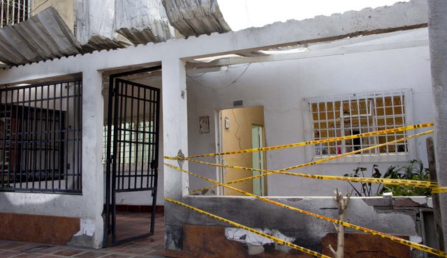 Dos de las casas donde ocurrió la tragedia, quedaron prácticamente destruidas. Archivo