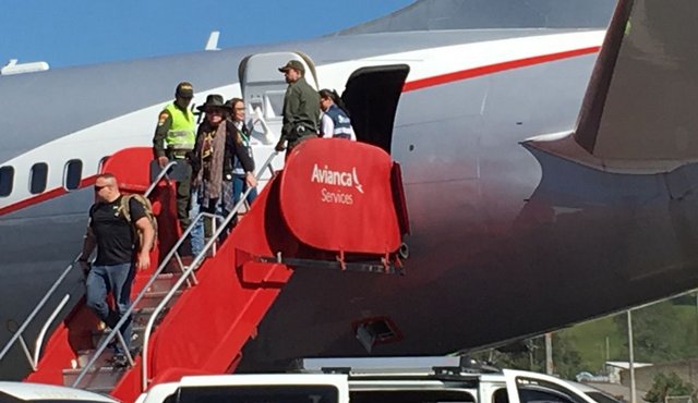 Guns N’ Roses a su llegada a Rionegro. Tomada de Internet