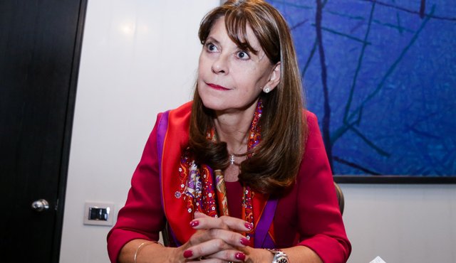 La excandidata Marta Lucía Ramírez propone que sean los colombianos los que decidan si quieren ver a las Farc o no en política. Colprensa