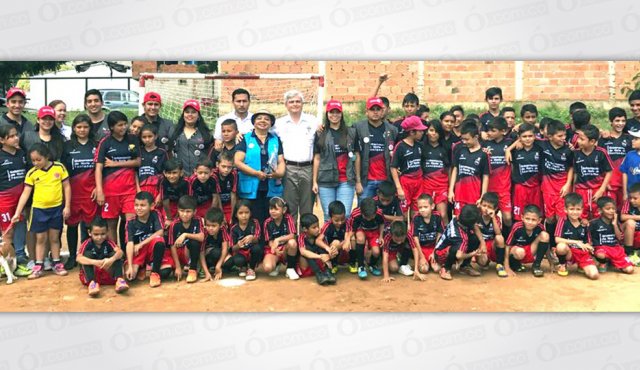 La escuela deportiva cuenta con el apoyo de su directora María Eudoxia Becerra y de los directores de Indenorte y del IMRD. Cortesía