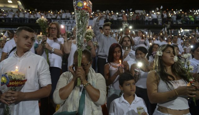 El homenaje tiene entrada libre y un dispositivo de seguridad de categoría A. AFP
