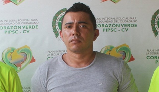 Delwin Utria Pacheco fue detenido el pasado 30 de mayo por unidades de la Sijín de la Policía Metropolitana. Colprensa