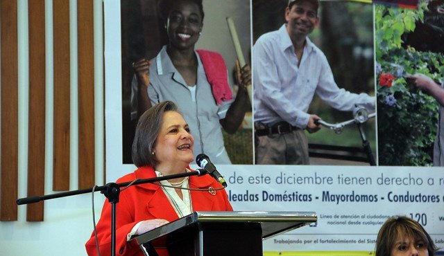 Ministra de Trabajo, Clara López. Colprensa