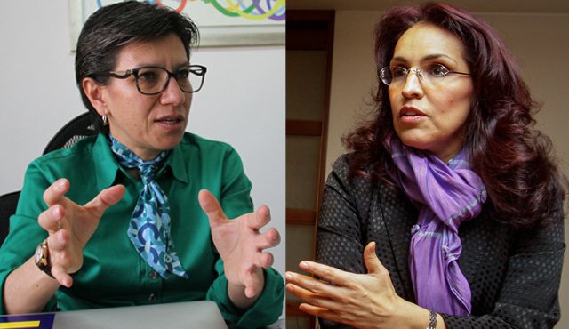 Claudia López y Viviane Morales. Colprensa