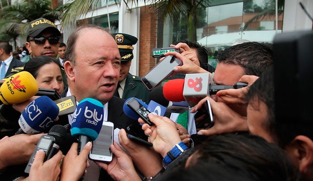 Ministro de defensa, Luis Carlos Villegas. Colprensa