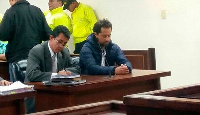 Rafael Uribe Noguera en los Juzgados de Paloquemao. Colprensa