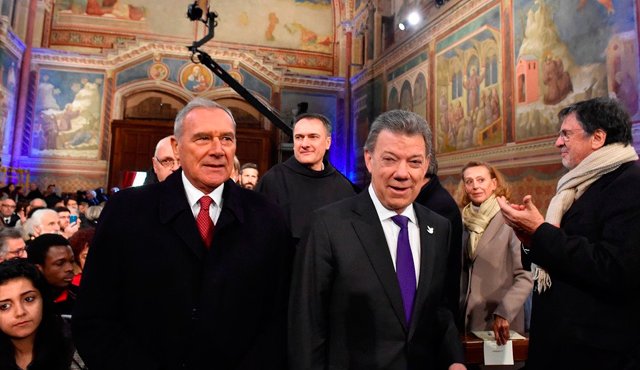 Juan Manuel Santos en la ciudad de San Francisco. Presidencia de la República