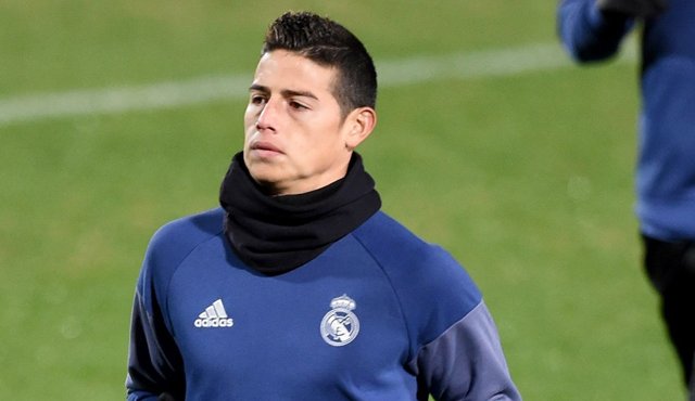 James Rodríguez, centrocampista del Real Madrid. AFP