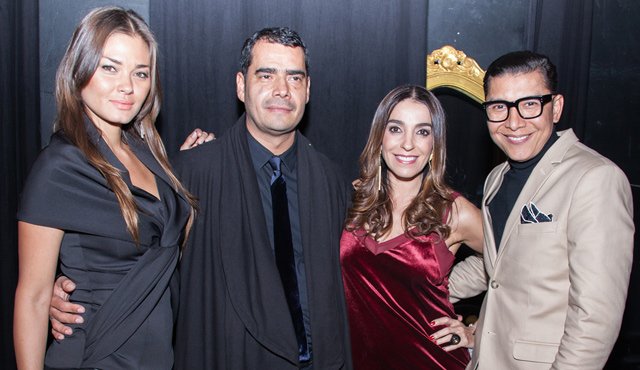 Los jurados de Next Top Model, Karen Carreño, Mauricio Vélez, Kika Rocha y Franklin Ramos. Cortesía