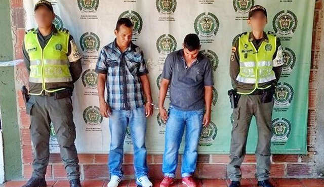 Los capturados y la marihuana quedaron a disposición de la Fiscalía. Cortesía