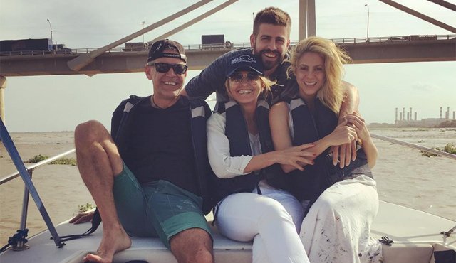 La familia estuvo dos días en Colombia. Tomada de Instagram