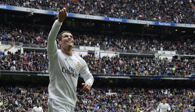 Cristiano Ronaldo, delantero de Real Madrid. AFP