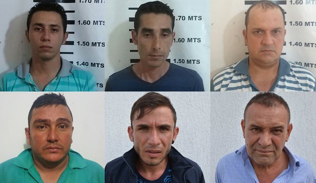 Darwin Emiro Prince Ruedas, Marvin Elí Santiago Plata, Robinson Quintero Álvarez, Mario Alexander Cruz Mora, Álvaro Eduardo Guerrero Cañizares y Armando Alonso Peña Lobo. La Opinión