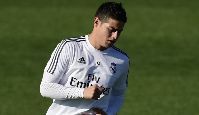 James Rodríguez no podrá jugar frente al Sevilla. Archivo