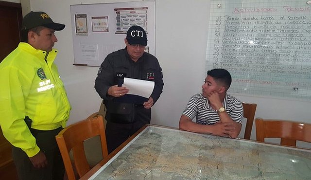 El soldado profesional adscrito a la Fuerza de Tarea Vulcano fue capturado esta tarde. Colprensa