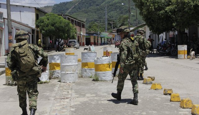 Los pobladores aseguraron que los disparos salieron desde la base militar. Archivo