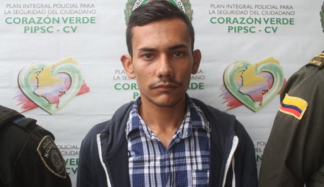 La detención se produjo en el barrio Santa Bárbara. Cortesía