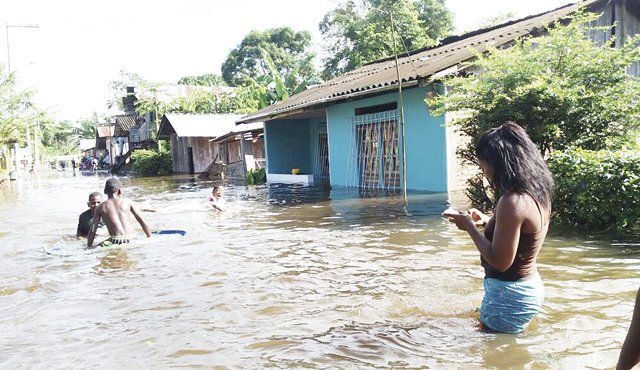 Muchas familias que pertenecen al Concejo Comunitario del Bajo Mira y Frontera en el municipio de Tumaco fueron afectadas por el desbordamiento de río Mira. Colprensa