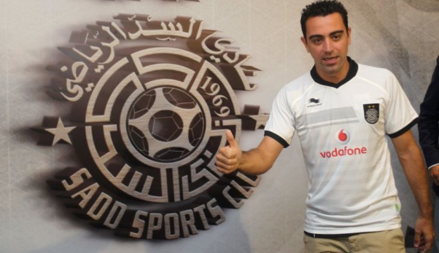 Xavi, jugador español de 37 años. AFP