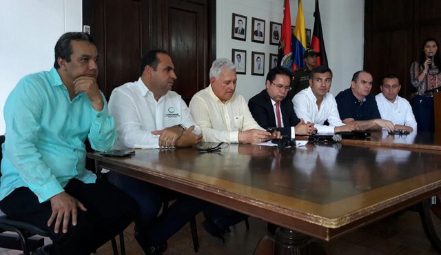 El frente común lo conforman los alcaldes de Cúcuta, Villa del Rosario, Los Patios, San Cayetano, la Gobernación, Corponor y la Cámara de Comercio, quienes afirmaron que ‘no se dejará caer el proyecto’. Cortesía