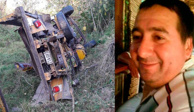 El automotor rodó a un abismo de 90 metros. El fallecido fue identificado como Rito Antonio Suárez. Cortesía-Roberto Ospino