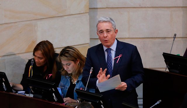Álvaro Uribe Vélez, senador del Centro Democrático. Colprensa