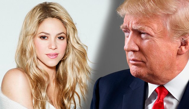 Shakira Mebarak y Donald Trump. Internet